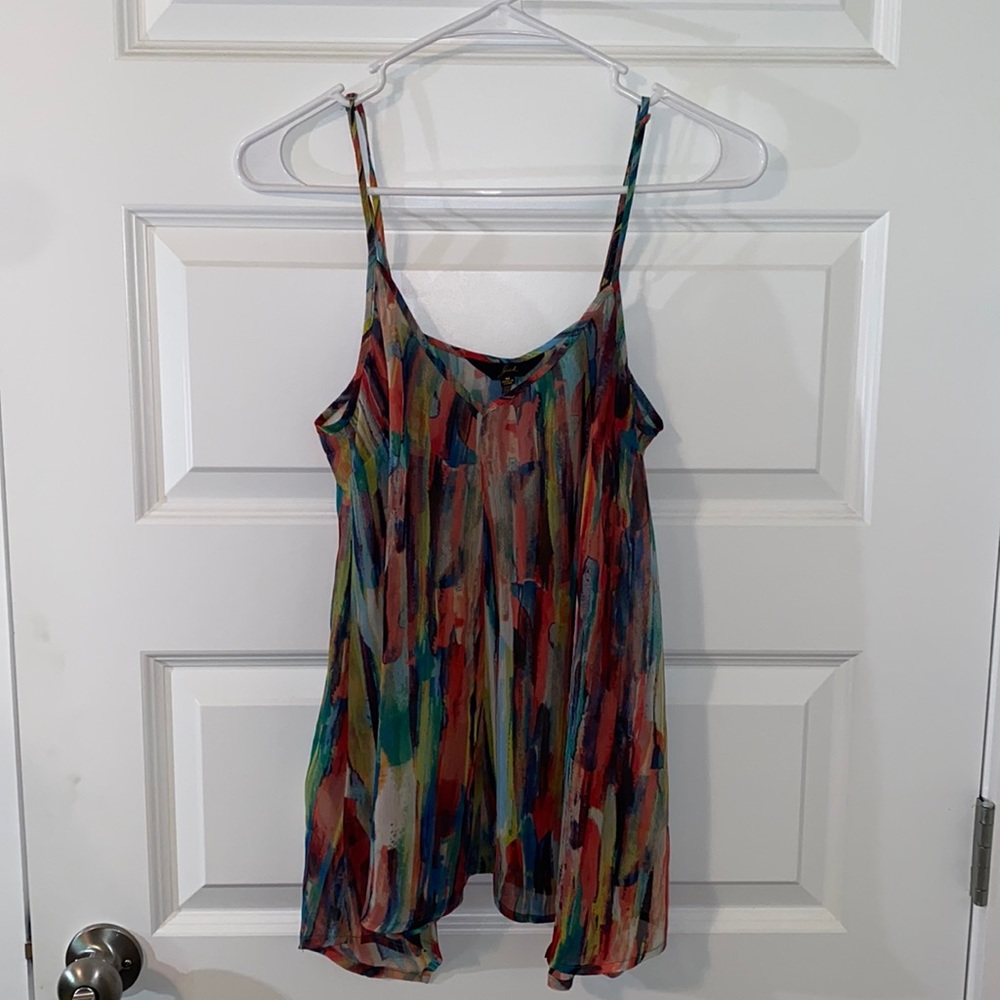 Jack multi colored sheer top